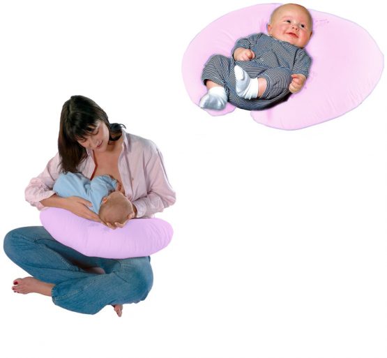 Sema Bebe Emzirme ve Bebek Destek Minderi – Pembe