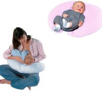 Sema Bebe Emzirme ve Bebek Destek Minderi – Mavi